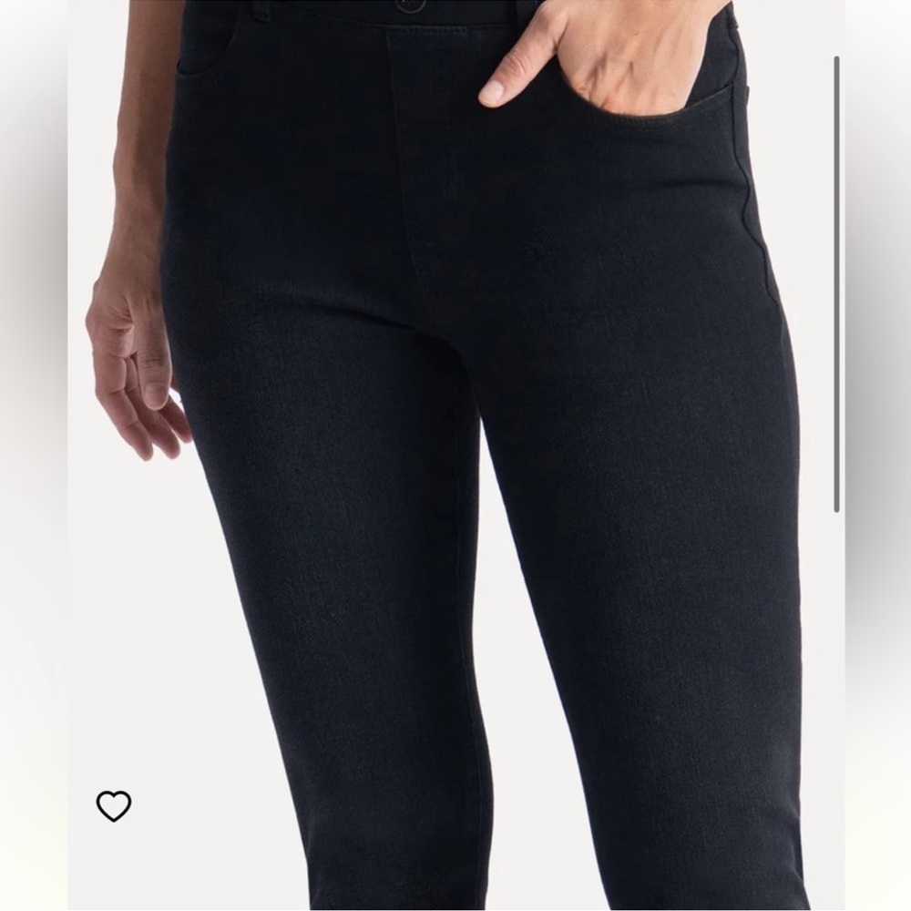 Betabrand Skinny Leg Jeans Women's‎ Small Long Black 4 Pocket Denim W1545-BK - Picture 2 of 9